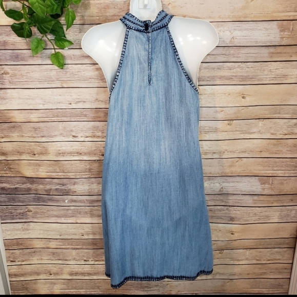 Cloth & Stone Chambray Sleeveless Dress Size XS - Picture 6 of 8
